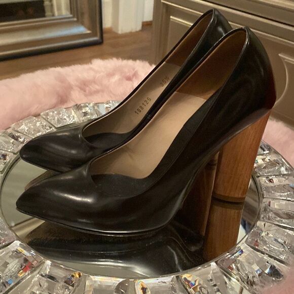 YSL pumps with wooden heel - Picture 4 of 9